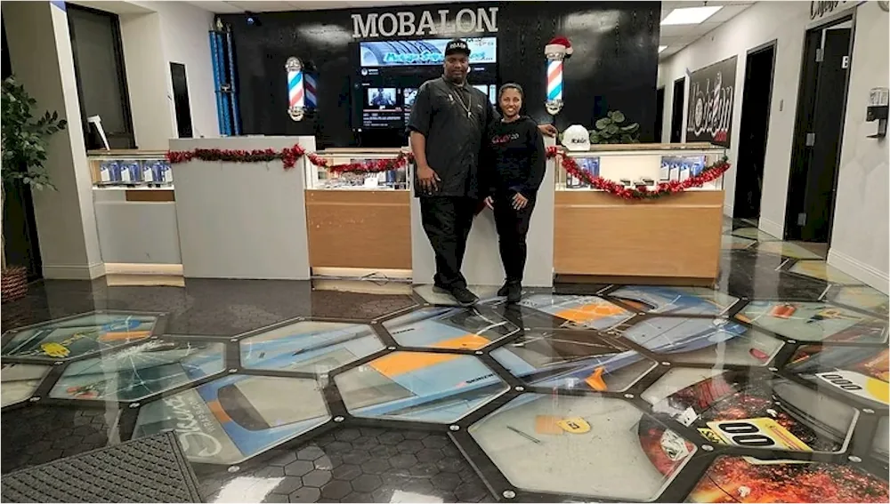 Coach Ronnie Mac and Loma at MOBALON headquarters